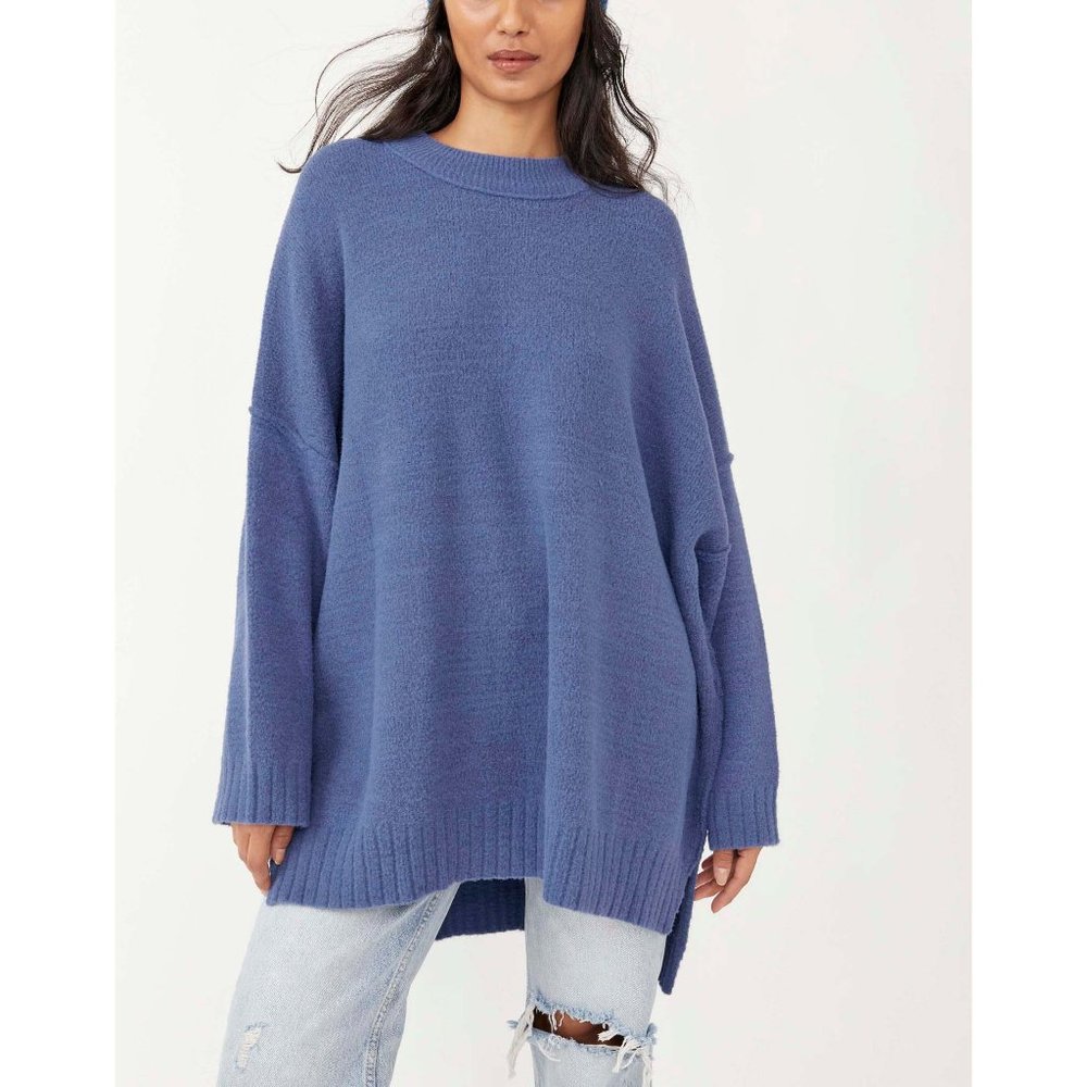 NWT Free People Peaches Tunic / Blue Indigo